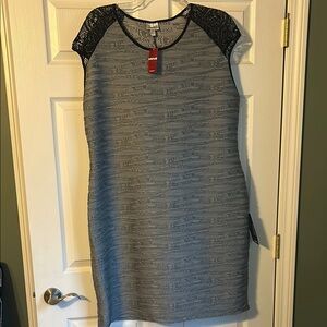 NWT! Black and Gray Women's Dress
